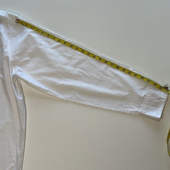 CLAIBORNE Men’s XLT White Cotton‎ Long Sleeve Button Down Shirt Wardrobe Staple - Picture 9 of 10